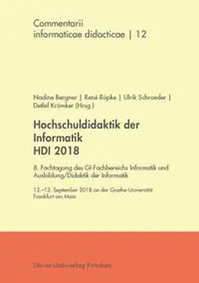 Greven / Keverpütz / Küppers |  Hochschuldidaktik der Informatik HDI 2018 | Buch |  Sack Fachmedien
