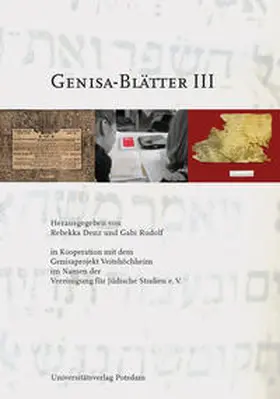 Singer / Müller / Weinhold |  Genisa-Blätter III | Buch |  Sack Fachmedien