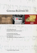 Singer-Brehm / Müller / Weinhold |  Genisa-Blätter III | Buch |  Sack Fachmedien