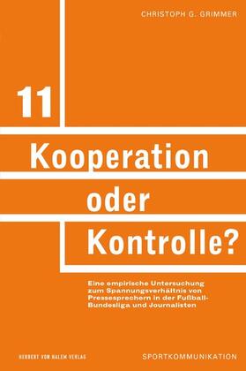 Grimmer | Kooperation oder Kontrolle? | E-Book | sack.de