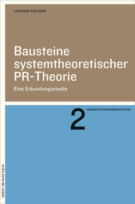 Preusse |  Bausteine systemtheoretischer PR-Theorie | eBook | Sack Fachmedien
