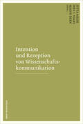 Milde / Welzenbach-Vogel / Dern |  Intention und Rezeption von Wissenschaftskommunikation | Buch |  Sack Fachmedien