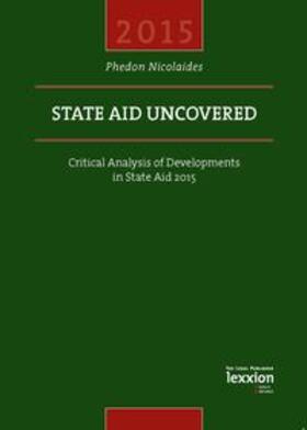 Nicolaides | State Aid Uncovered | Buch | 978-3-86965-028-9 | sack.de
