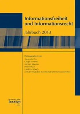Dix / Franssen / Kloepfer |  Informationsfreiheit und Informationsrecht | Buch |  Sack Fachmedien