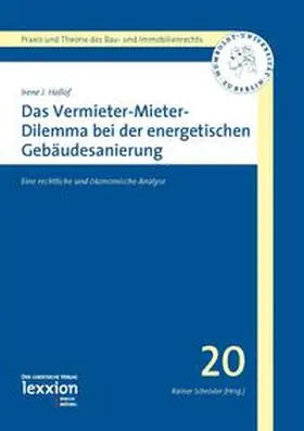 Hallof |  Das Vermieter-Mieter-Dilemma bei der energetischen Gebäudesanierung | Buch |  Sack Fachmedien