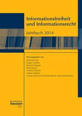Dix / Franßen / Kloepfer | Informationsfreiheit und Informationsrecht | Buch | 978-3-86965-274-0 | sack.de