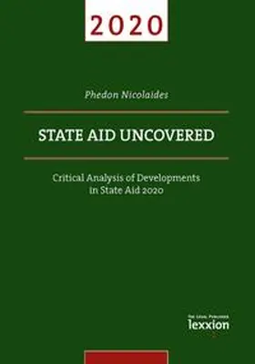 Nicolaides | State Aid Uncovered | Buch | 978-3-86965-367-9 | sack.de