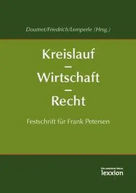 Doumet / Friedrich / Lemperle |  Kreislauf - Wirtschaft - Recht | Buch |  Sack Fachmedien