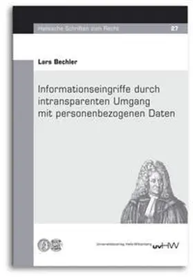 Bechler |  Informationseingriffe durch intransparenten Umgang mit personenbezogenen Daten | Buch |  Sack Fachmedien