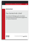 Kluth |  Das Gentechnik-Urteil | Buch |  Sack Fachmedien