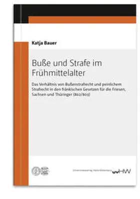 Bauer |  Buße und Strafe im Frühmittelalter | Buch |  Sack Fachmedien