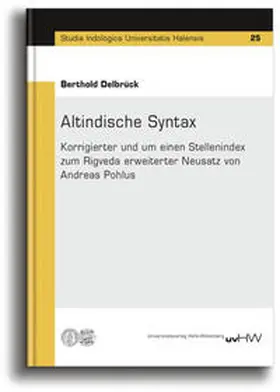 Pohlus / Delbrück |  Altindische Syntax | Buch |  Sack Fachmedien