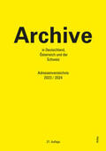 Ardey-Verlag |  Archive in Deutschland, Österreich und der Schweiz | Buch |  Sack Fachmedien