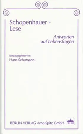 Schumann |  Schopenhauer-Lese | Buch |  Sack Fachmedien