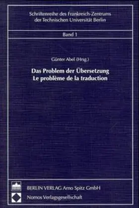 Abel |  Das Problem der Übersetzung - Le problème de la traduction | Buch |  Sack Fachmedien