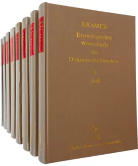 Kramer / Fiacre / Flick |  Etymologisches Wörterbuch des Dolomitenladinischen. Acht Bände | Buch |  Sack Fachmedien