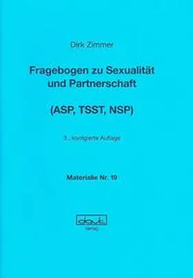 Zimmer |  Fragebogen zu Sexualität und Partnerschaft | Buch |  Sack Fachmedien