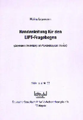 Leymann |  Handanleitung für den LIPT-Fragebogen | Buch |  Sack Fachmedien