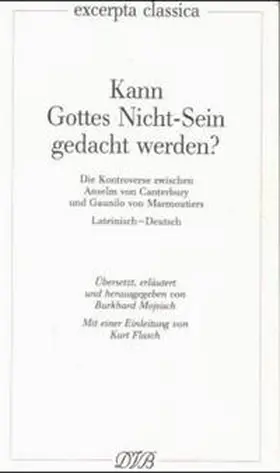 Mojsisch |  Kann Gottes Nicht-Sein gedacht werden? | Buch |  Sack Fachmedien