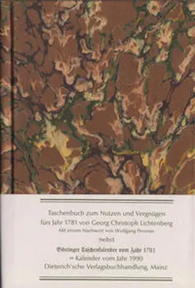 Lichtenberg |  Taschenbuch zum Nutzen und Vergnügen für das Jahr 1781 | Buch |  Sack Fachmedien