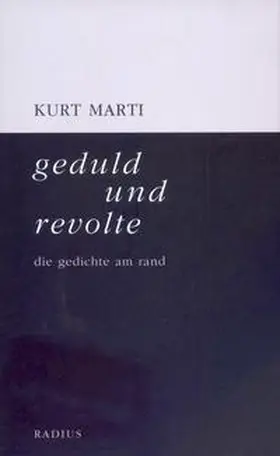 Marti |  geduld und revolte | Buch |  Sack Fachmedien