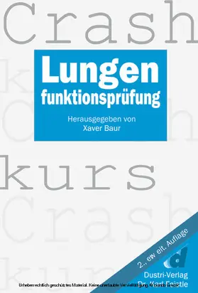 Baur |  Crashkurs Lungenfunktionsprüfung | eBook | Sack Fachmedien