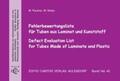 Treutner / Stolze |  Fehlerbewertungsliste für Tuben aus Laminat und Kunststoff | Buch |  Sack Fachmedien