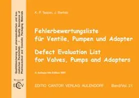 Tepper / Bartels / Arbeitskreis Pharmazeutischer Firmen |  Fehlerbewertungsliste für Ventile, Pumpen und Adapter | Buch |  Sack Fachmedien