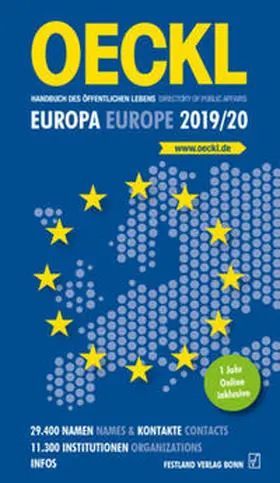 Oeckl | OECKL Handbuch des Öffentlichen Lebens - Europa 2019/20 - Buchausgabe | Buch | 978-3-87224-161-0 | sack.de