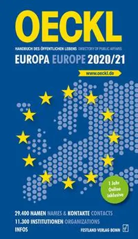 Kuss / Oeckl | OECKL Handbuch des Öffentlichen Lebens - Europa und internationale Zusammenschlüsse 2020/21 | Buch | 978-3-87224-164-1 | sack.de