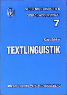 Brinker / Hoffmann |  Textlinguistik | Buch |  Sack Fachmedien
