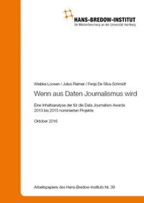 Loosen / Reimer |  Wenn aus Daten Journalismus wird | Buch |  Sack Fachmedien