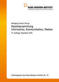 Schulz |  Gesetzessammmlung Information, Kommunikation, Medien | Buch |  Sack Fachmedien
