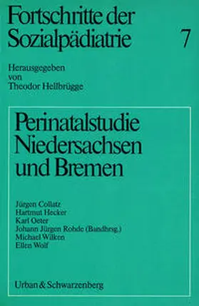 Hellbrügge |  Perinatalstudie Niedersachsen und Bremen | Buch |  Sack Fachmedien
