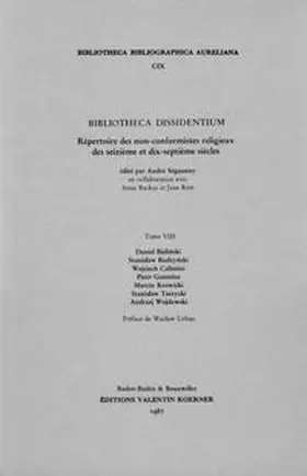Urban / Gmiterek / Pietrzyk |  Bibliotheca Dissidentium VIII | Buch |  Sack Fachmedien