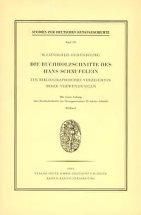 Oldenbourg |  Die Buchholzschnitte des Hans Schäufelein | Buch |  Sack Fachmedien