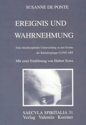 Ponte |  Ereignis und Wahrnehmung | Buch |  Sack Fachmedien