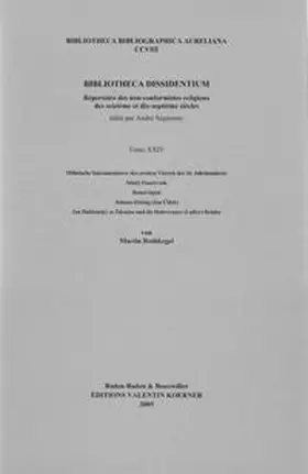 Rothkegel |  Bibliotheca Dissidentium XXIV | Buch |  Sack Fachmedien