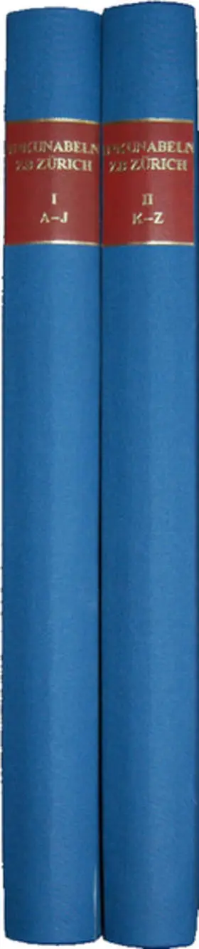 Scheidegger / Tammaro |  Inkunabelkatalog der Zentralbibliothek Zürich | Buch |  Sack Fachmedien