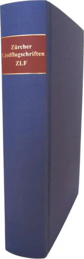 Nehlsen |  Zürcher Liedflugschriften. | Buch |  Sack Fachmedien