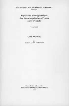  Répertoire bibliographique des livres imprimés en France au XVIIe siècle (30 volumes) | Buch |  Sack Fachmedien