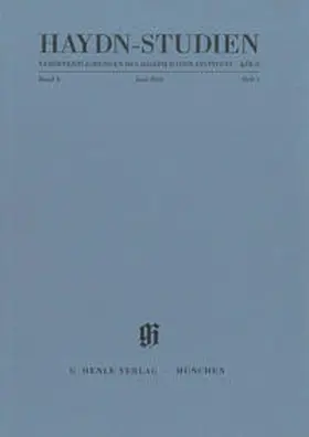 Raab / Cornaz / Gerlach |  Haydn-Studien. Veröffentlichungen des Joseph Haydn-Instituts Köln, Band X, Heft 1, Juni 2010 | Buch |  Sack Fachmedien