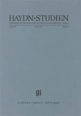Fisher / Angermüller / Biba |  Haydn-Studien. Veröffentlichungen des Joseph Haydn-Instituts Köln. Band IV, Heft 2, Mai 1978 | Buch |  Sack Fachmedien