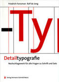 Forssman / Jong |  Detailtypografie | Buch |  Sack Fachmedien