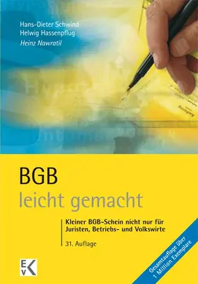 Schwind / Nawratil / Hassenpflug | BGB - leicht gemacht | Buch | 978-3-87440-295-8 | www.sack.de
