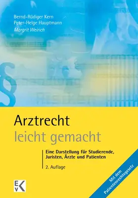 Kern / Hauptmann / Weirich |  Arztrecht - leicht gemacht | Buch |  Sack Fachmedien