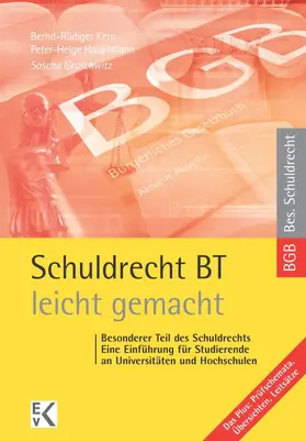 Kern / Hauptmann / Gruschwitz |  Schuldrecht BT – leicht gemacht. | Buch |  Sack Fachmedien