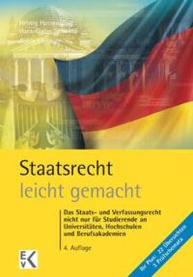 Melchior / Schwind / Hassenpflug | Staatsrecht - leicht gemacht | Buch | 978-3-87440-338-2 | sack.de