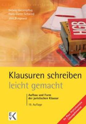 Bringewat / Hassenpflug / Schwind | Klausuren schreiben - leicht gemacht | Buch | 978-3-87440-351-1 | sack.de