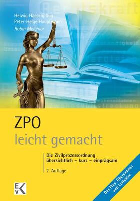 Hassenpflug / Melchior / Hauptmann | ZPO – leicht gemacht. | E-Book | sack.de